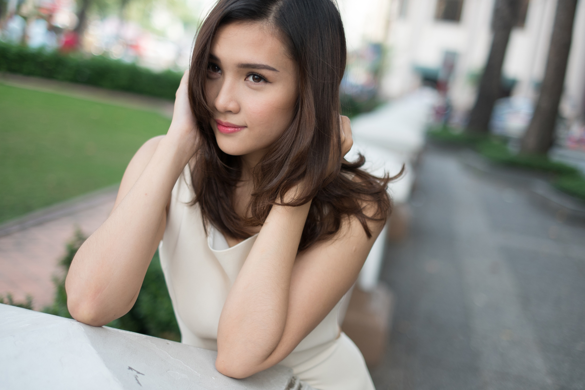 Ảnh gốc của Fujifilm X-M1 chụp diễn viên Hồng Ân